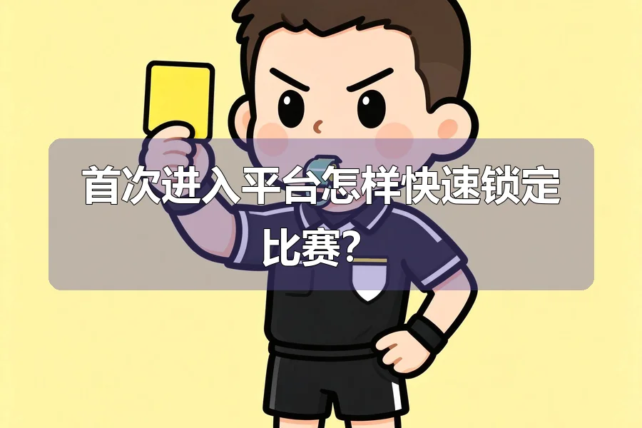 首次进入平台怎样快速锁定比赛？